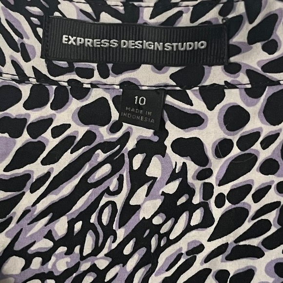 Express Design Studio Button Up Dress Size 10 - Picture 8 of 9